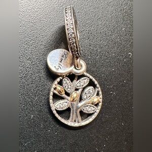 PANDORA Sparkling Family Trees Dangle Charm